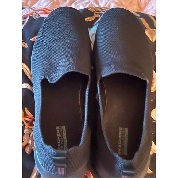 Skechers Mens Black Stretch Fit Go-Walk Slip-On Comfort Shoes Size 9.5 - Picture 14 of 16